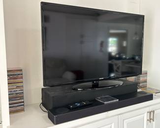 47” Samsung TV and LG sound bar 
