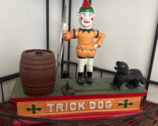 Vintage metal piggy bank