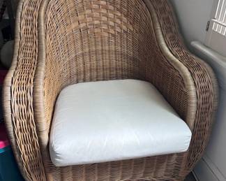 Wicker rocking chair