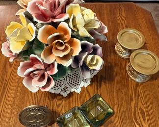 Capodimonte Large Flower Centerpiece 