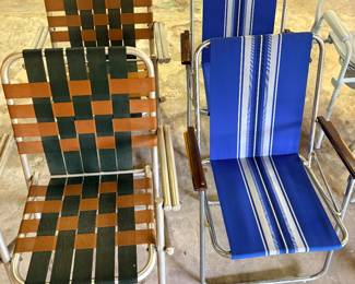 Vintage folding Chairs