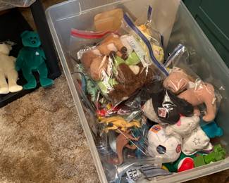 Variety of Toys, Vintage Meal Toys, Dinosaurs