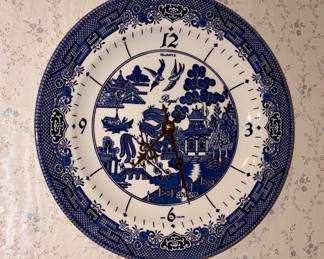 Blue Willow Clock 