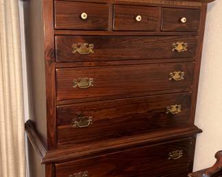 Ethan Allen Tall boy Dresser Chest