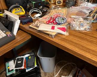 Boys Scout Items, Cell Phone stuff,  Beer Steins 