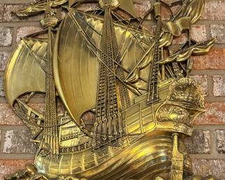 Homco Large wall Ship 