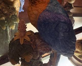 Large Parrot Statue