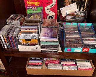 Cassettes & CDs some sealed