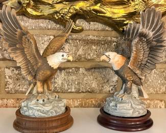 More Large Eagle statues
