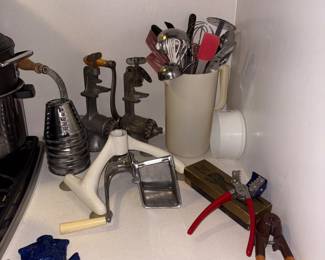 Meat Grinder,  Nut Cracker, Chopper