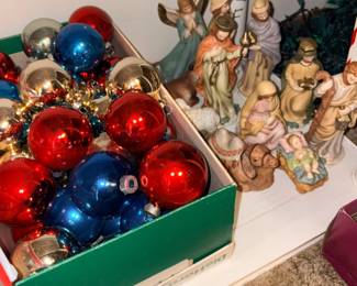 Porcelain nativity set