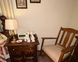 Oak rocking chair