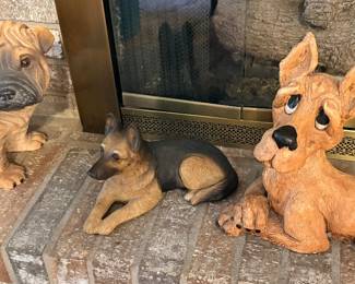 Large Dog Statues