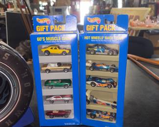 Hot wheels, cars, and lunchbox