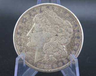Lot 115. 1921 S Morgan silver dollar