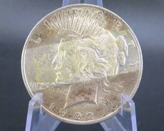 Lot 106. 1922 P Peace dollar