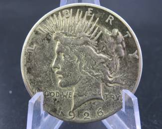 Lot 266. 1926 S Peace dollar