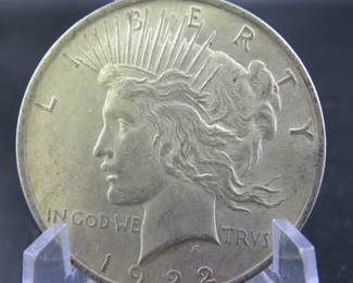 Lot 247. 1922 P Peace dollar