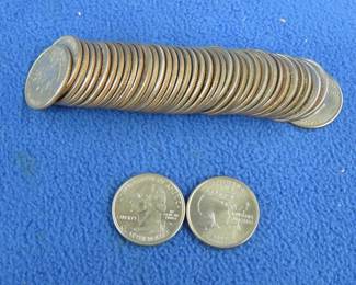 Lot 75. 40 state quarters