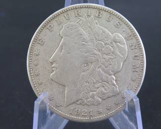 Lot 190. 1921 S Morgan silver dollar