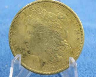 Lot 86. 1900 P Morgan silver dollar