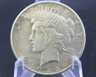 Lot 263. 1925 P Peace dollar