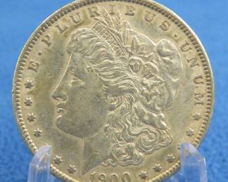 Lot 82. 1900 P Morgan silver dollar