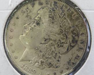 Lot 226. 1889 P Morgan silver dollar
