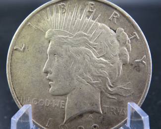 Lot 231. 1922 D Peace dollar