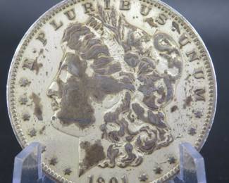 Lot 111. 1901 O Morgan silver dollar