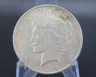 Lot 108. 1922 D Peace dollar