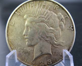 Lot 248. 1923 S Peace dollar