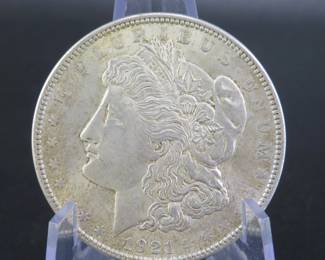 Lot 198. 1921 P Morgan silver dollar