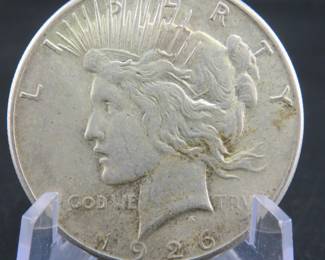 Lot 18. 1926 P Peace silver dollar