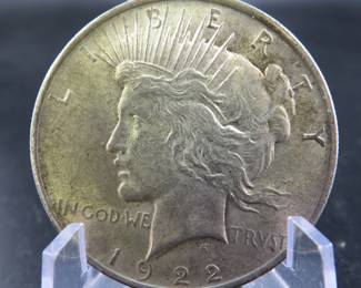Lot 250. 1922 P Peace dollar