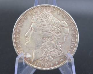 Lot 137. 1898 P Morgan silver dollar