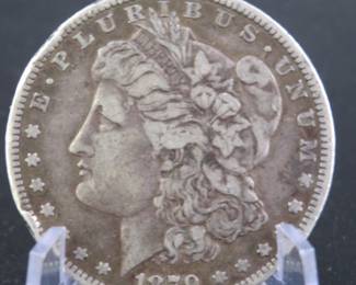 Lot 220. 1879 O Morgan silver dollar
