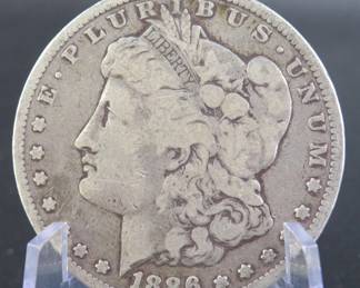 Lot 172. 1886 P Morgan silver dollar