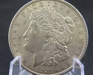 Lot 11. 1921 P silver dollar