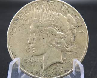 Lot 17. 1926 P Peace silver dollar