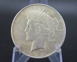 Lot 107. 1922 P Peace dollar