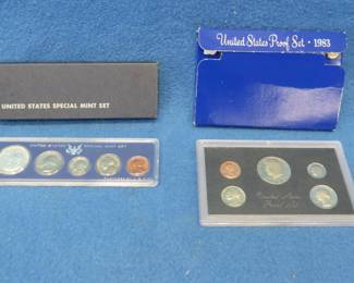 Lot 151. 1966 P US Mint Special Mint Set and a 1970 S US Mint Proof Set