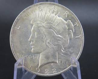 Lot 103. 1922 P Peace dollar