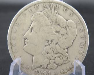 Lot 49. 1921 P Morgan silver dollar