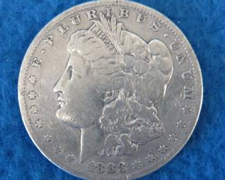 Lot 281. 1883 S Morgan silver dollar