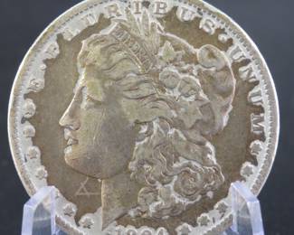 Lot 170. 1884 P Morgan silver dollar