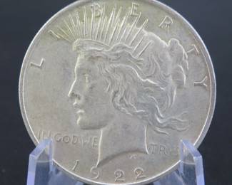 Lot 187. 1922 P Peace dollar