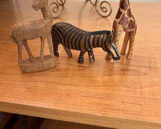 Hand Carved Animals