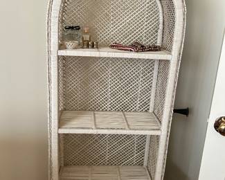 Vintage Wicker Shelf