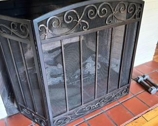 Metal Fireplace Screen